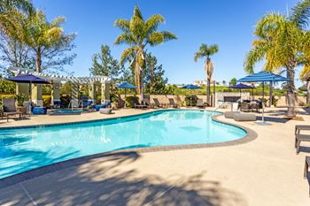 Resort inspired pool and spa